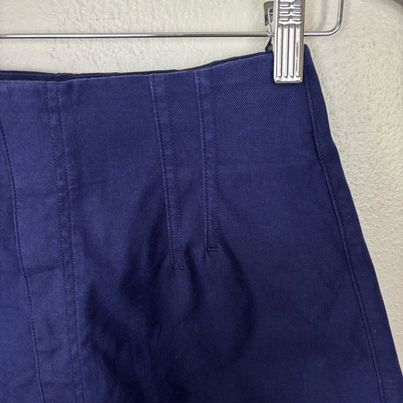 Spanx Stretch Twill Mini Skirt In Lapis Blue Women’s Size XS - Picture 4 of 8